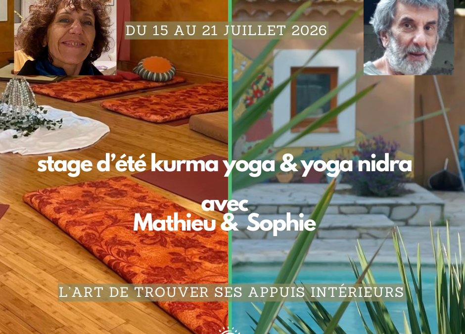 Stage Yoga dans le Gard​ – juillet 2026